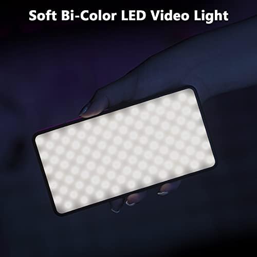 Painel de luz de vídeo LED ORDRO para fotografia brilho ajustável e temperatura da cor 2700 ~ 6500k CRI