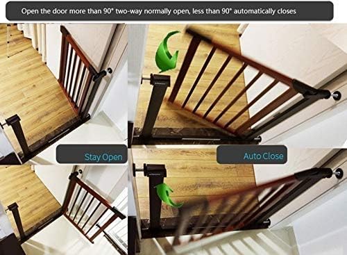 Maryaz Pet Playpens Safety Gates Isolation Door, escada do portão de escadas Playpen Pet Fence Staircase