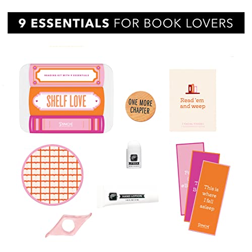 Disposições de beliscão kit de leitura de amor prateleira para amigos, familiares e colegas, inclui