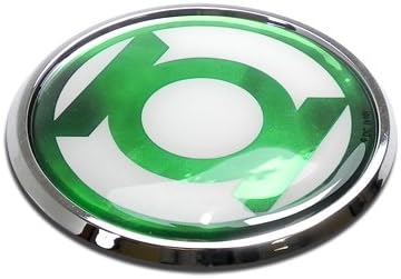 Emblema de carro de metal 3D da lanterna verde