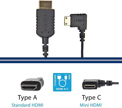 CMR Ultraflex 31 polegadas 4K Mini ângulo reto HDMI Male para o cabo macho HDMI padrão. Cabo