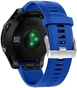 Puryn Substituição Silicone Watch Strap Band para Garmin Forerunner 935 GPS Relógio rápido Bandas de