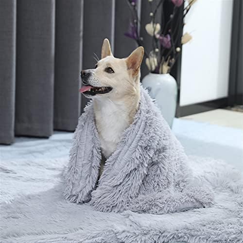Mmyydds Pet Clanta Cobertor Dormindo Almofada Cenil Dog Cushion Clante quente Adequado para