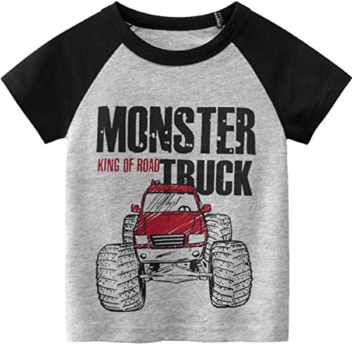 Camisas de caminhão de monstro warmbaby
