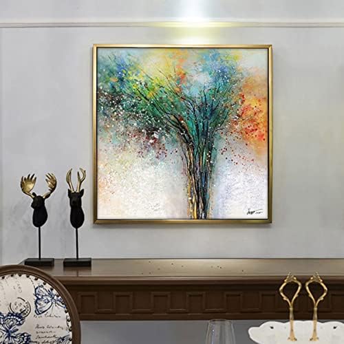 Instarry 5D Diamond Pintura de tamanho grande broca completa de árvore abstrata mosaico de cristal bordado da sala