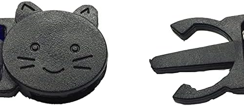 PacComFet Funpet 6 PCs Breakaway Cat Collar com faixa de nylon reflexiva e sino, seguros e duráveis