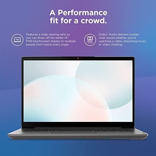 Lenovo 2022 mais recente Ideapad 3 14 Laptop Slim FHD, Intel Core i7-1165g7, RAM de 8 GB, 512 GB SSD, Intel Iris