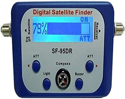 AGPTEK BOM PARA CAMPERS DIGITAL SATELITE METER SINGER Finder Meter for Dish Network Directv FTA LCD Display