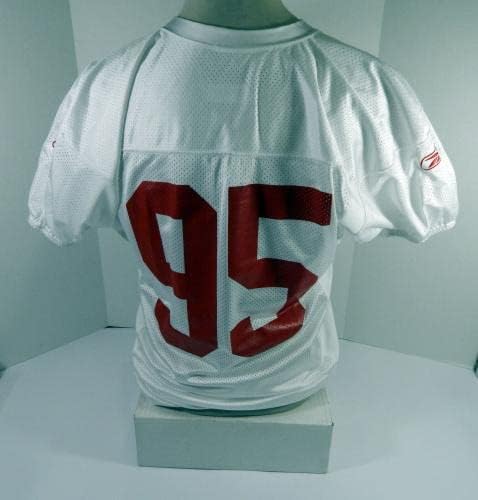 2009 SAN FRANCISCO 49ers Ricky Jean -Francois 95 Jersey emitida Jersey 0 - Jogo da NFL não assinado