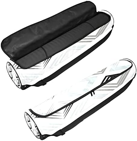 Bolsa de transportadora de tapete de ioga monocromática com alça de ombro de ioga bolsa de ginástica
