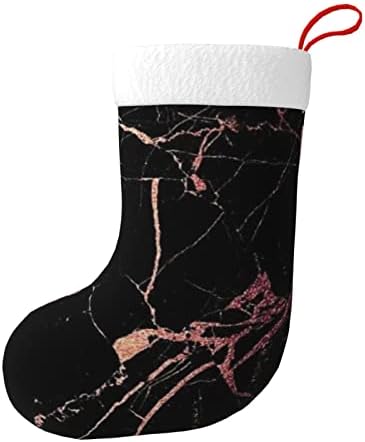 Yilequan 18 polegadas meias de Natal meias clássicas, Petoskey Stone, para decorações de festas de Natal