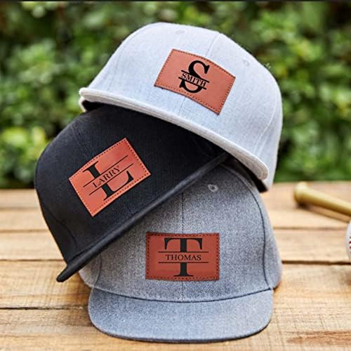 Chapéu personalizado para criança, chapéu de assinatura personalizada, Capacões de beisebol de couro personalizado