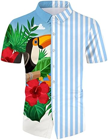 Camisas da praia de verão masculino Moda de verão Havaí Holiday Beach Praia Digital Impressão