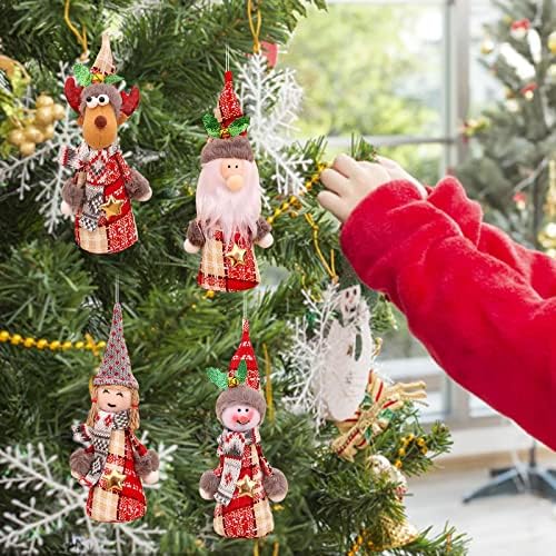 Decoração de Natal Creative Bell Man Man Pingente Árvore de Natal Pequenas Garland Pennds por 20