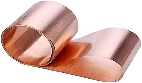Lieber Iluminação Metal Folha de cobre Folha de cobre pura Folha de 99,9% de cobre puro Cu Metal Felas Placa