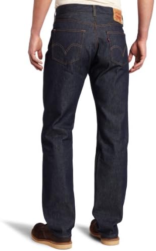 O estilo original do estilo 501 do Levi's 501 encolherá jeans de ajuste