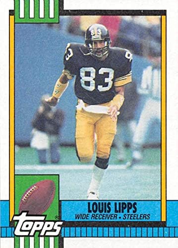 1990 Topps Football 184 Louis Lipps Pittsburgh Steelers Official NFL Trading Card de Topps