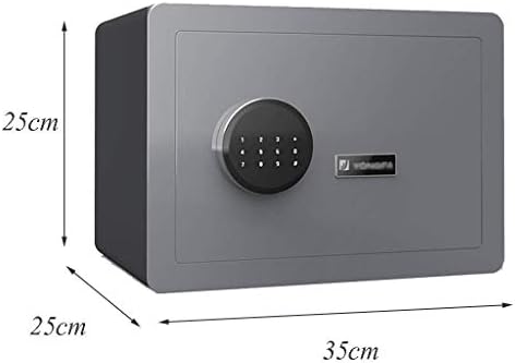 LDCHNH Pequena gaveta de mesa Caixa segura ， cofres Senha eletrônica Segura caixa de depósito seguro