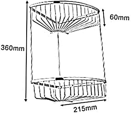 Prateleira de vidro prateleira de banheiro, rack triangular montado na parede dupla adequado para