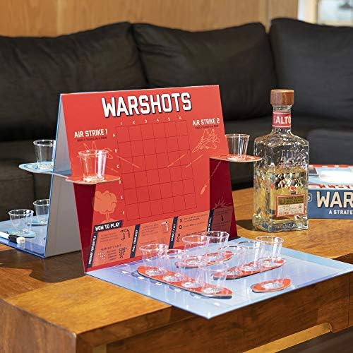 True War Shots Battle Shipwreck Drinking Board Game para adultos, copos de tiro para qualquer licor ou cerveja,