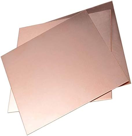 Folha de cobre de Nianxinn Jóias de folha de metal de cobre puro, adequado para solda e braz 0,6mm x 100 mm x