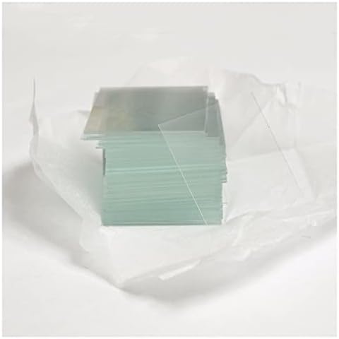 Acessórios de Smicroscope para adultos 100pcs lâminas transparentes deslizações de tampa de vidro