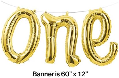 Banner de balão de conversão criativa, 13 x 5 ', ouro