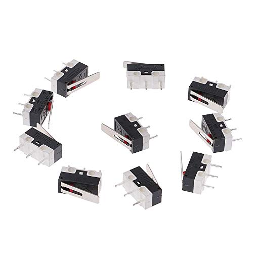 10pcs 2a 125V 3piin Micro Limiting Switches AlavaL roller Arm Atuator SPDT Switch W315
