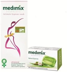 Medimix ayurvédica feminina de higiene -lavagem de sabonete de glicerina livre de glicerina
