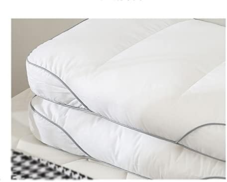 Algodão Ylyajy e travesseiros de seda ajudam você a dormir. Um par de travesseiros domésticos é confortável