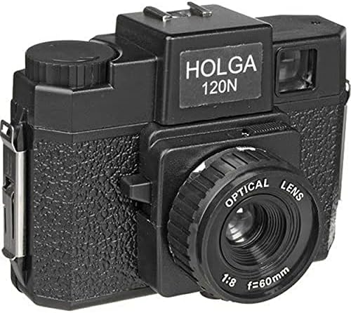 Câmera de filme de formato médio Holga 120n + Holga ISO 400 120 Formato médio Black and White Film + Caso