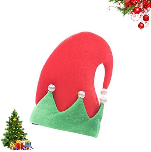 Holibanna Christmas Elf Hat With Jingle Bells Ears Festas Fantas Favorias de Presentes Acessórios