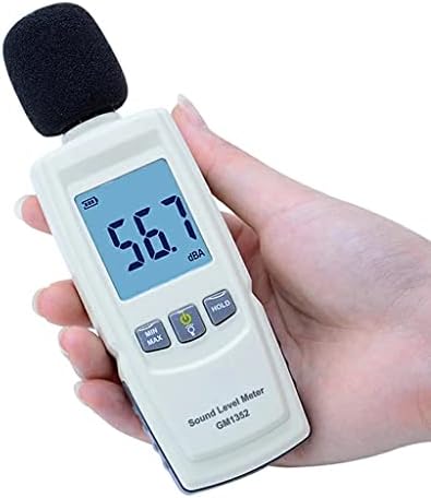 UXZDX CuJux Digital Sound Level Medidor Testador de ruído 30-130dB na tela Decibels LCD com precisão da