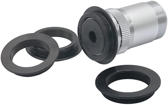 Kit de acessórios para microscópio para adultos Adaptador de lentes objetivas do microscópio Anel RMS M42