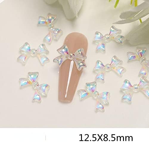 20pcs/conjunto de unhas de unhas japonês aurora jóias arco symphony 3d diariamente feminino use cristal borboleta