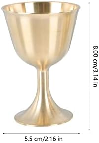 Decoração de bestoyard 9 pcs xícaras de cálice cálice copo budista oferecendo tigela de uísque copo copos
