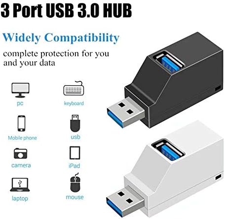 Adaptador WYFDP USB 3.0 Extender Mini Splitter Box 3 para PC Laptop Telefone Celular High Speed ​​U Reader