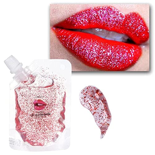Ruifaya Lip Gloss Transparente Casca Amazing Off Lipstick Líquido Impermeável Longo Long Torno Limpeza