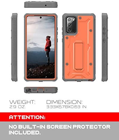Case de vanguarda de Armadillotek, projetada para o Samsung Galaxy Note 20 5G Military Grade Militar