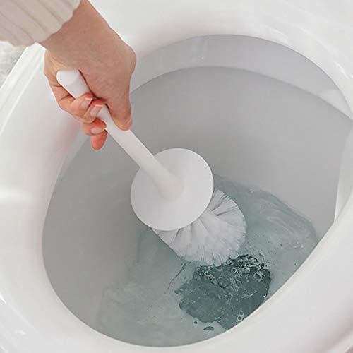 Escova de vaso sanitário guojm maçaneta longa montada na parede escova de vaso sanitário pincel higiênico canto