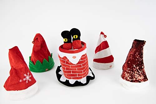 Decorações de Natal de dança de luxo - chapéu de Natal animado com música - decoração de férias