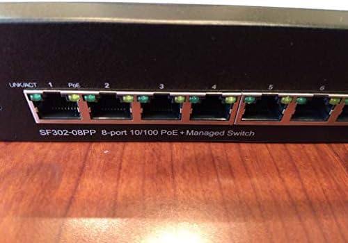 Cisco SF302-08PP-K9-NA 8PORT 10/100 POE+ interruptor gerenciado