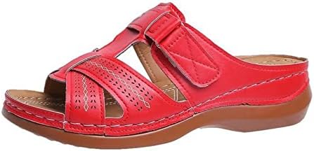 XIPCOKM Sandals Trendy for Women 2023 Slippers de verão Aberto do dedo do pé de fivela de fivela
