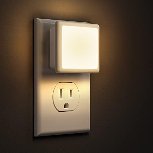 Lohas LED Lights Night Lights no pacote de parede 2, plugue brilhante à luz noturna, entardecer para Dawn Sensor,