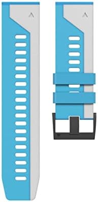 Ankang Sport Silicone Watch Band Strap para Garmin Fenix ​​6x 6 Pro 5x 5 mais 3 h Smartwatch