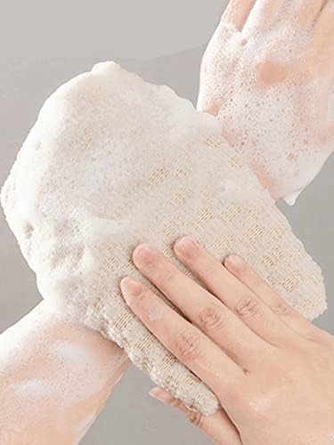 ZSEDP japonês esfregando banheira traseiro de lavagem de poliéster pincel de toalha de polióstia para lavagem