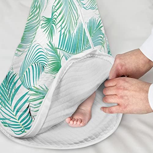 Vvfelixl Jungle tropical unissex deixa saco de dormir de bebê, cobertor de bebê vestível, saco de