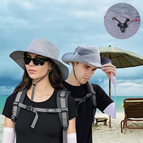 JTJFIT 2 peças Boonie Sun Bucket Hating Bap com proteção UV para pesca na praia Camping para