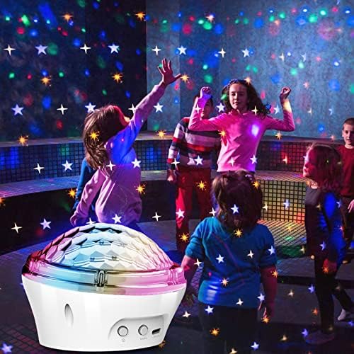 Star Projector Night Light for Kids, Starry Night Led Lights com design de timer e 4 modos exibem um ambiente
