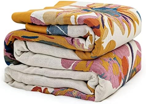 MSGKV BOHO TOME PERMOLO DE 60''IX80 '' algodão para cama, cobertor cobertor de piquenique mexicano